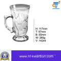 High Quality Cups Tempered Clear Beer Mug with Handle KB-HN0336